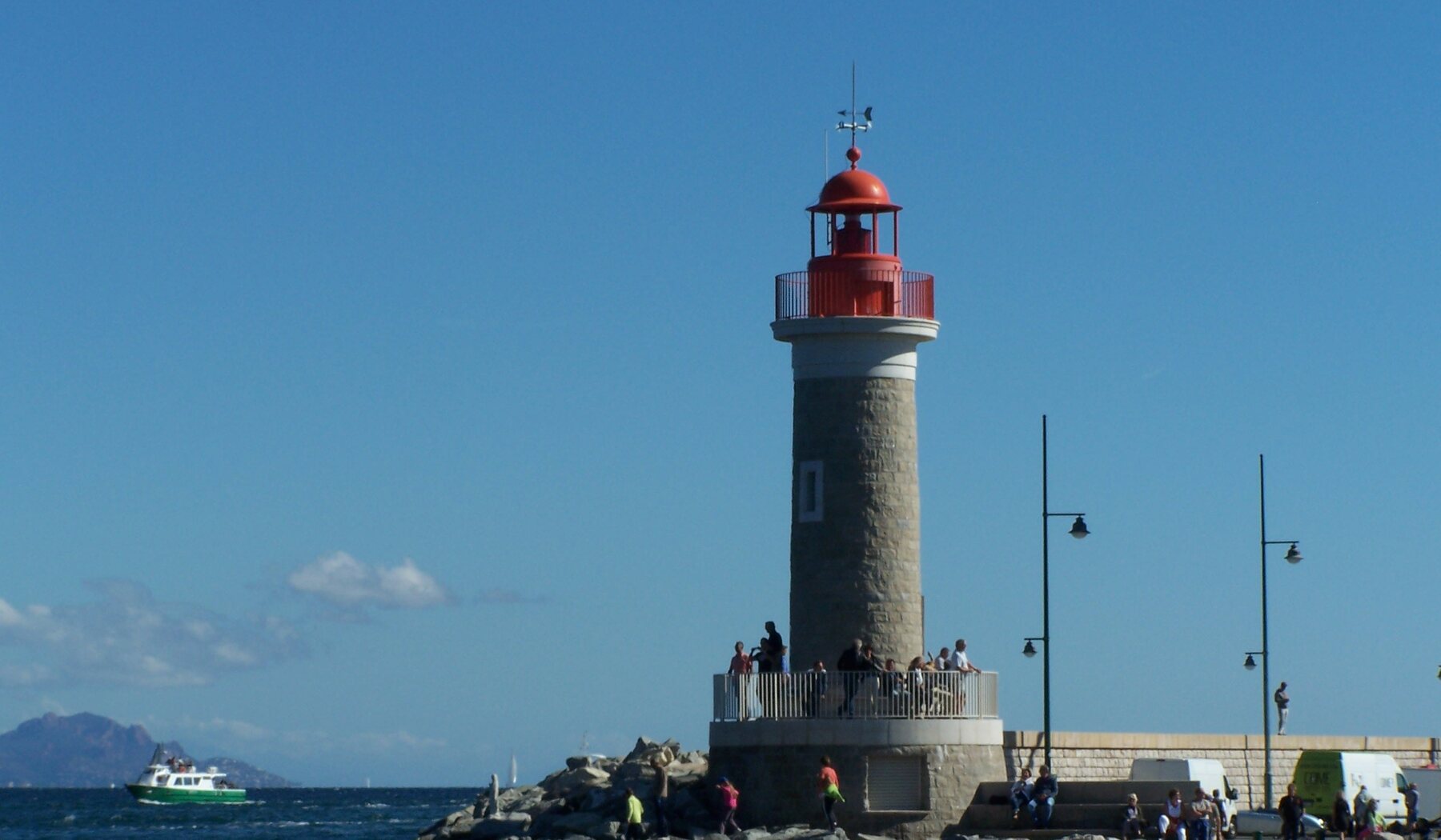 Phare de la jetée Nord à Saint-Tropez