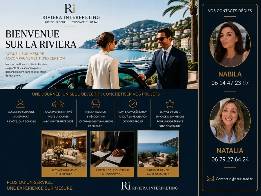 Fiche — Accueil sur mesure sur la Riviera