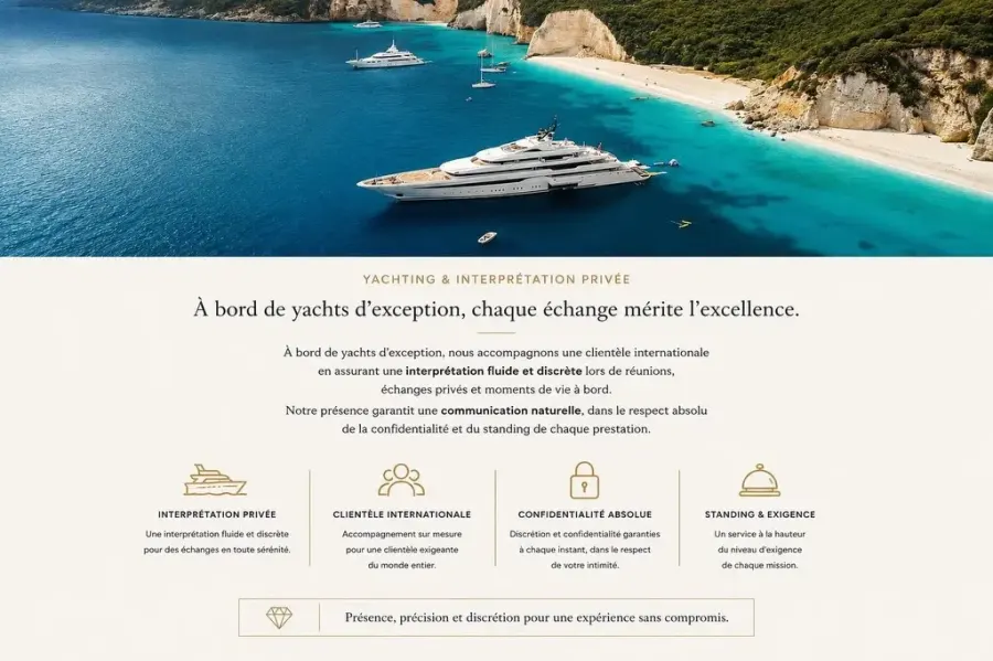 Fiche — Yachting et interprétation privée