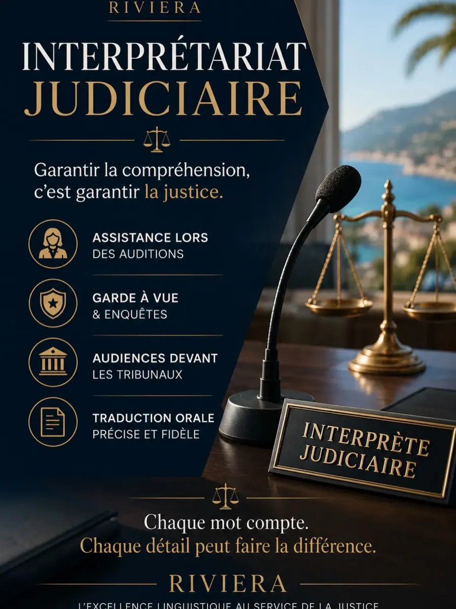 Fiche — Interprétariat judiciaire